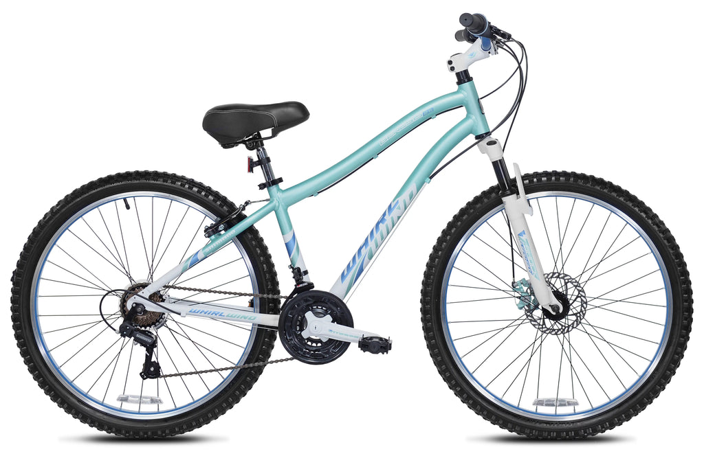 Bicicleta de montaña para mujer Genesis Whirlwind, 26 pulgadas, azul turquesa
