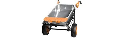 2025 Worx Aerocart 8 en 1 – Carretilla multifuncional, carro de transporte y transpaleta con capacidad de 136 kg