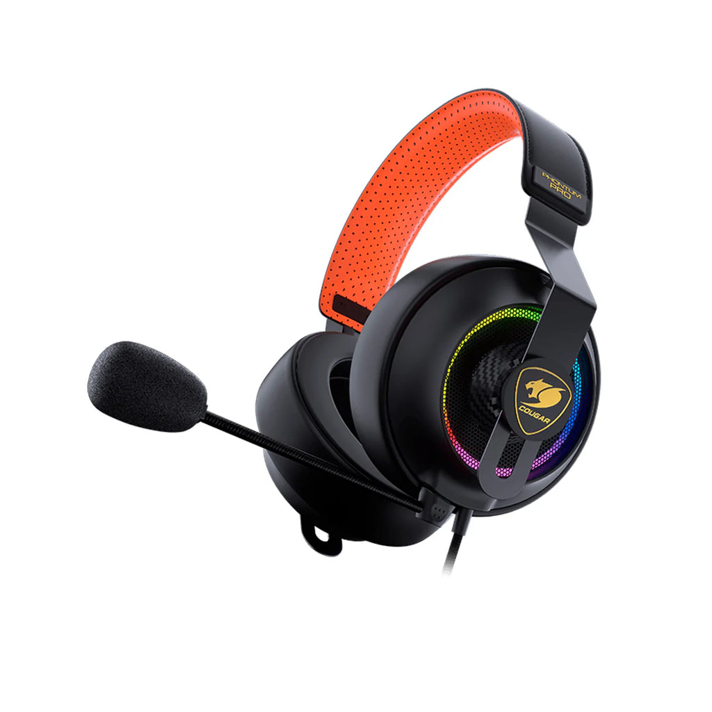 2025 Audífonos Gamer Cougar Phontum Pro Prix USB 7.1 – Multiplataforma