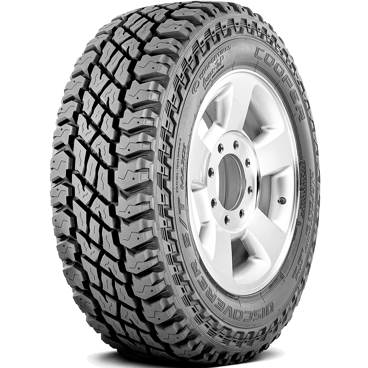 2025 Juego de 4 (CUATRO) Neumáticos Cooper Discoverer S/T Maxx LT 275/70R18 125/122Q E 10 Ply MT M/T para Terreno Fangoso, Compatible con: Chevrolet Silverado 1500 ZR2 2022-23