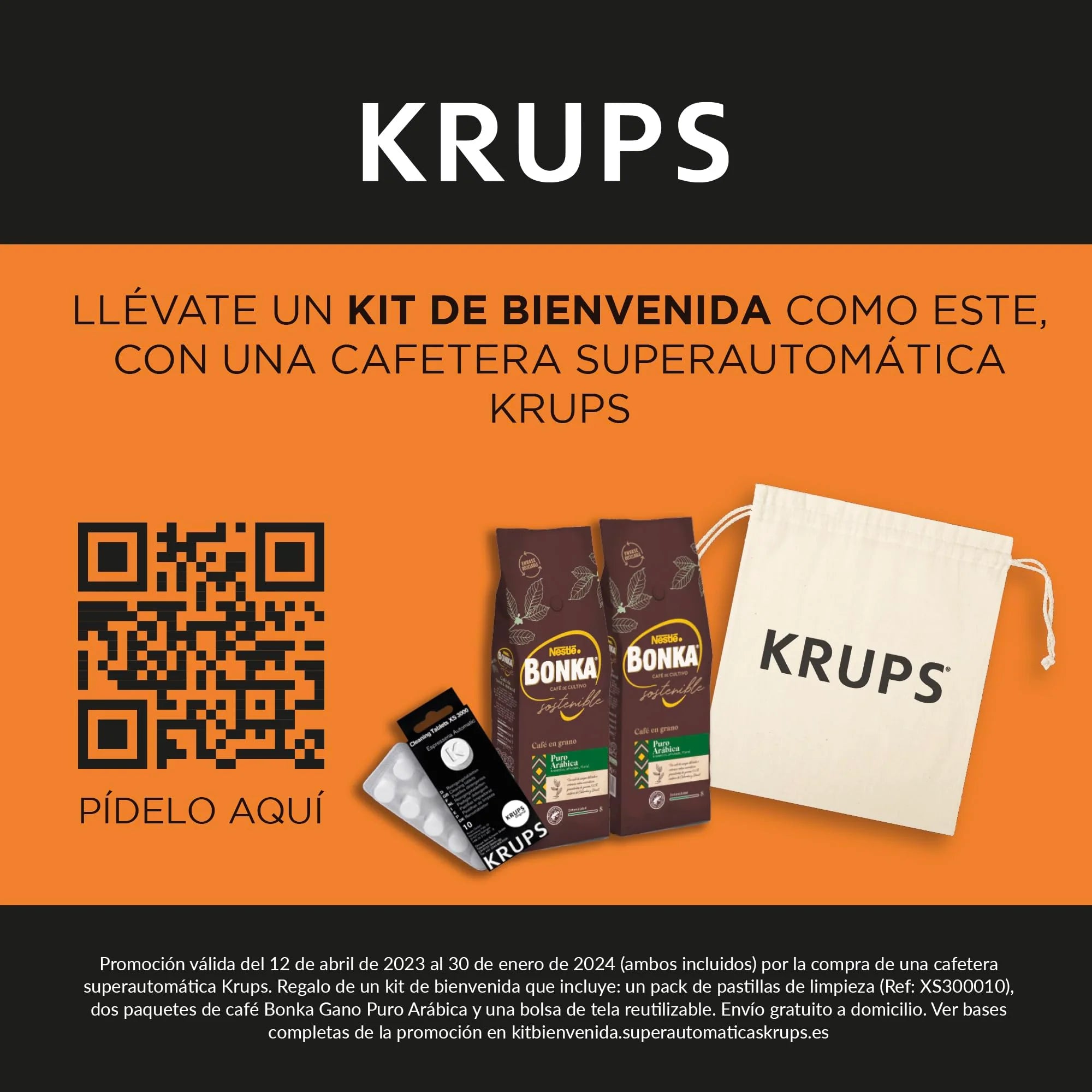 2025 Krups Essential - Cafetera súper automática, 15 Bares de presión, Molinillo cónico de Metal, con selección de cantidad e Intensidad de café, 1.7 l, 1 Cups, Acero, Pantalla LCD + Acc. Leche