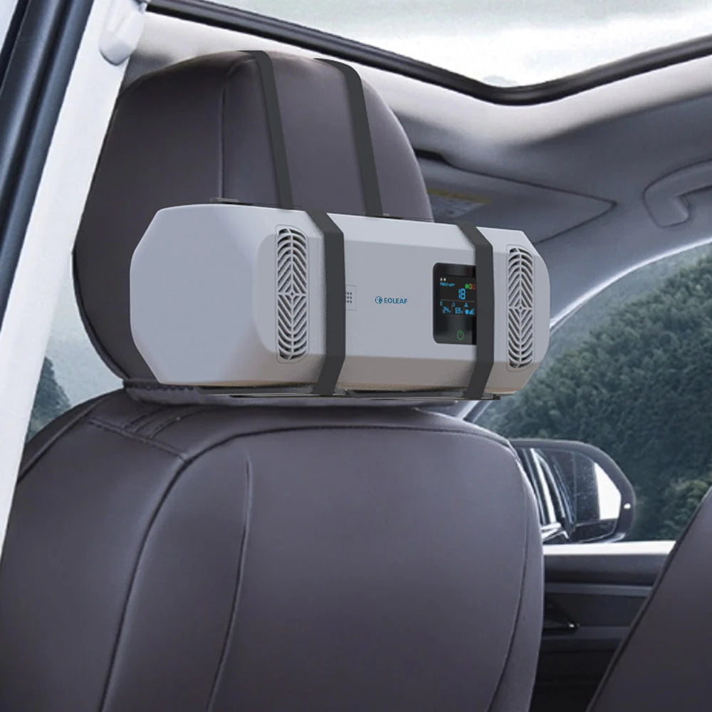 2025 Purificador de aire Eoleaf Pure CAR — Filtro HEPA H13 e ionizador – Para vehículos de hasta 13 m³