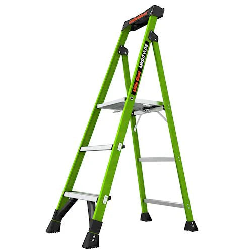 2025 Escalera de Tijera MightyLite™ Ultrafuncional de Fibra de Vidrio, Ligera y Segura