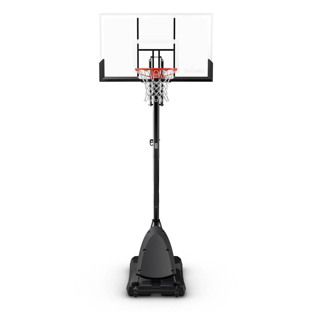 2025 Sistema de baloncesto portátil Spalding de 54 pulgadas en policarbonato irrompible con ajuste Exacta de altura