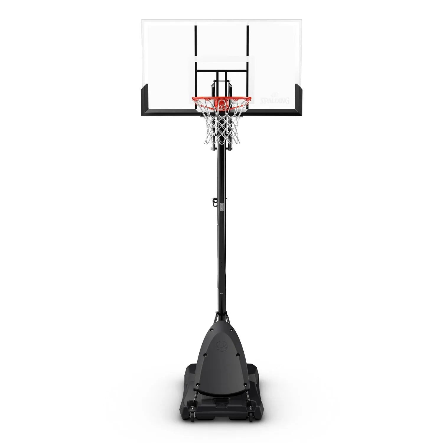 2025 Sistema de baloncesto portátil Spalding de 54 pulgadas en policarbonato irrompible con ajuste Exacta de altura