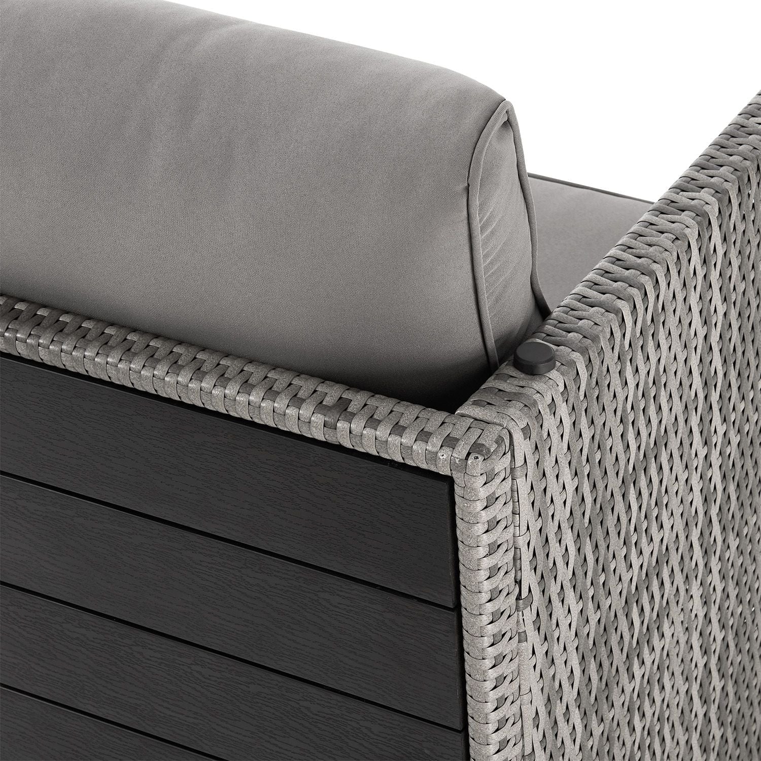 2025 Salón de jardín 2 en 1 de ratán sintético Jamaika – Modular, compacto y elegante