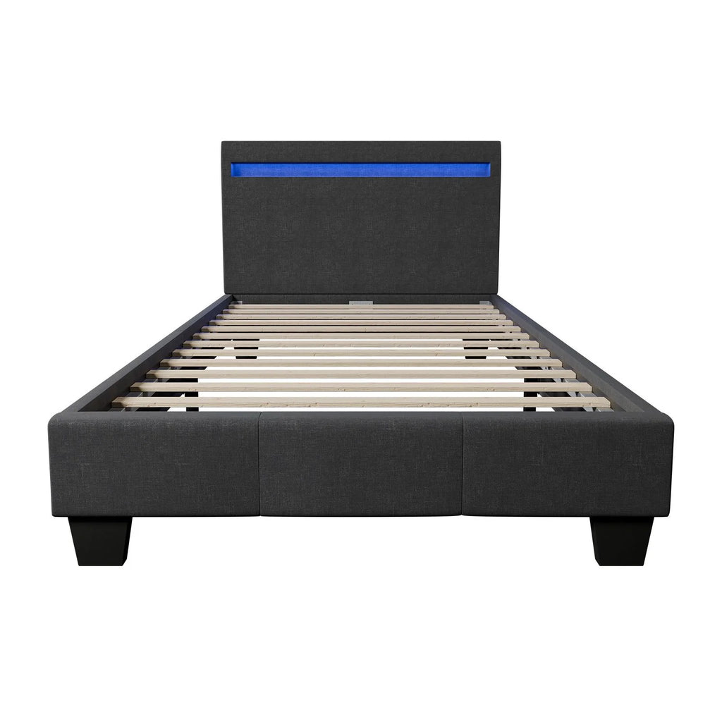 2025 Cama tapizada Verona 120x200 cm en blanco