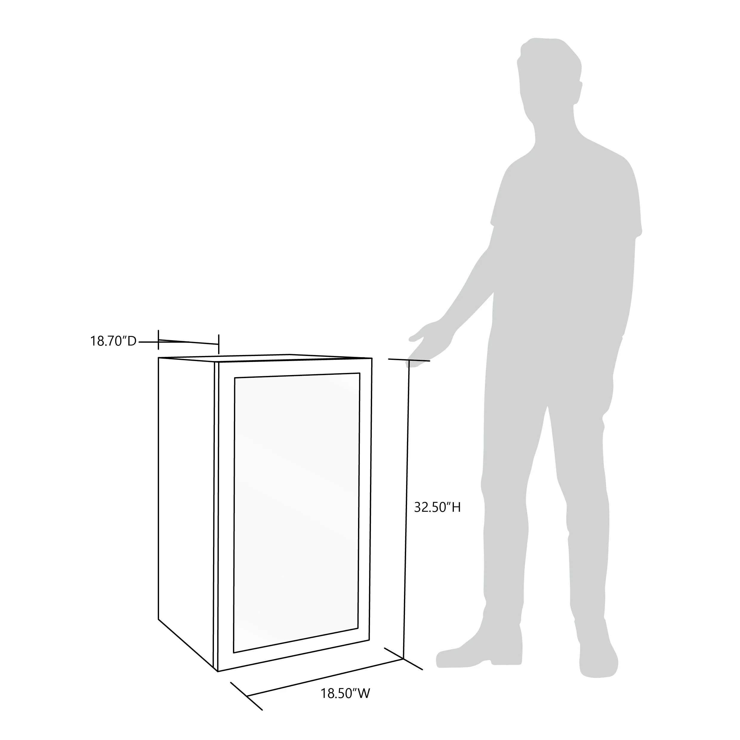 2025 Newair® Refrigerador de Bebidas Independiente "Cervezas del Mundo" – 126 Latas – 18,5"
