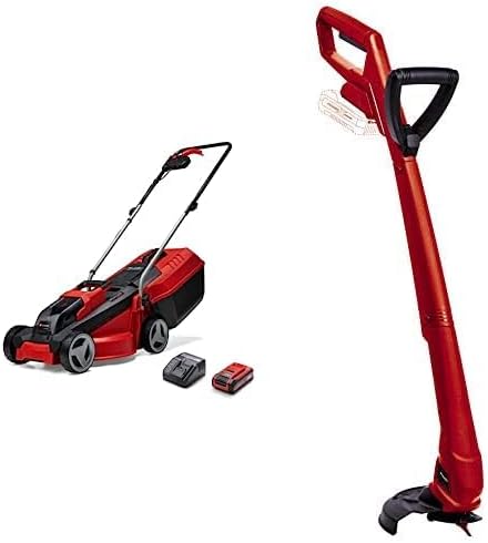 Einhell GE-CM 18/30 Li Battery Powered Lawn Mower Kit Power X-Change (18 V, 30 cm Cutting Width, Up to 150 m², Brushless, 25L Collecting Bag, 30-70 mm Cutting Height, with 3.0 Ah Battery and Charger)