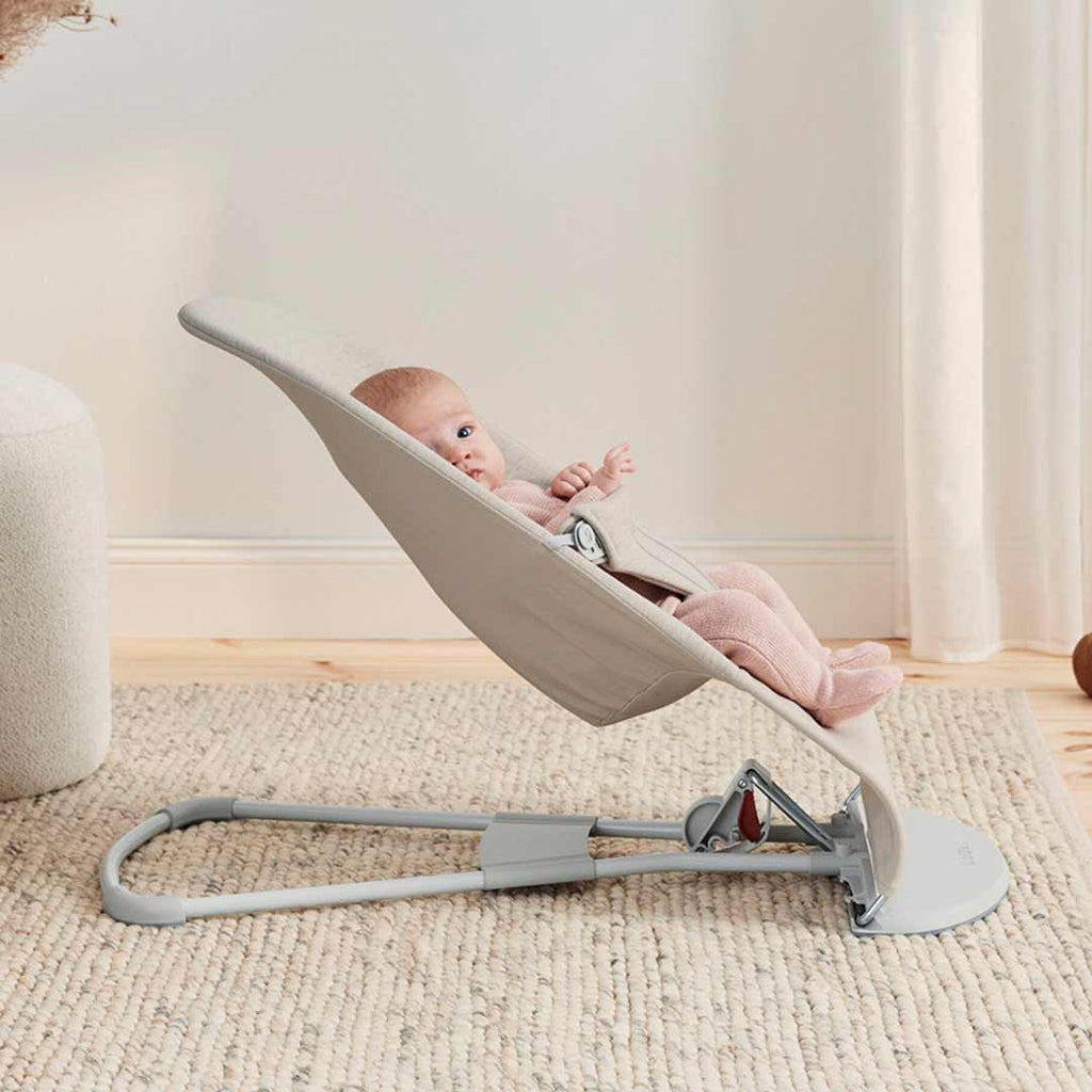 Hamaca BabyBjorn Bliss - Jersey 3D - Beige claro
