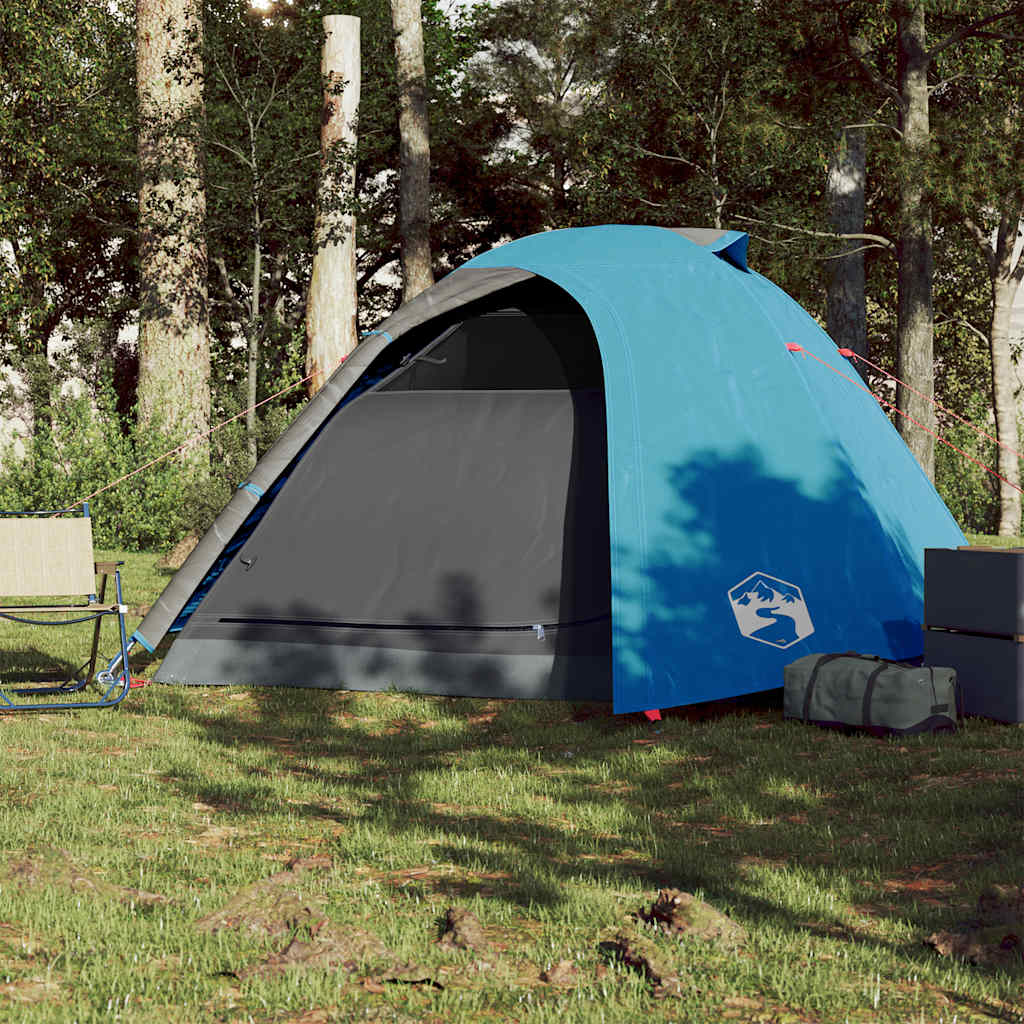 2025 Tienda de campaña iglú para 4 personas impermeable azul V8049
