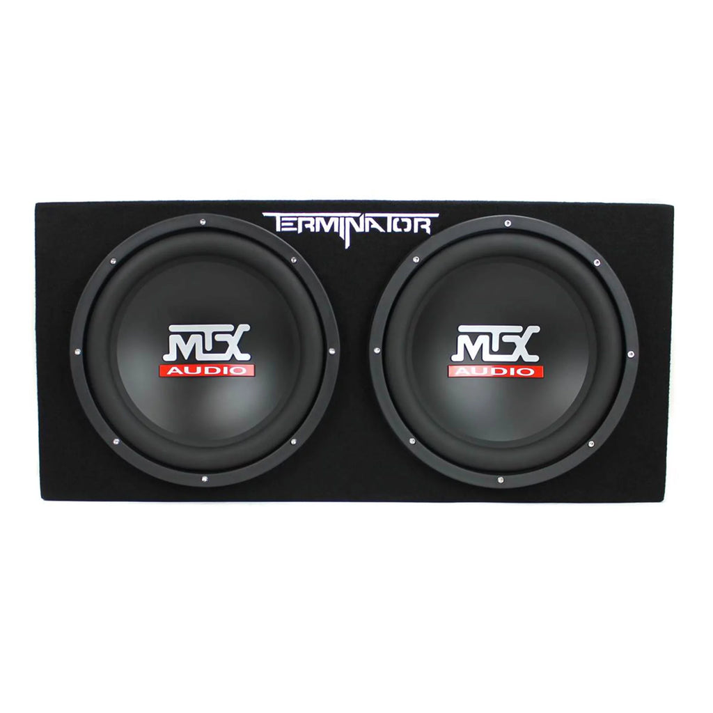 2025 Pack Subwoofer para coche MTX TNP212D2 12" 1200W con amplificador y kit de instalación