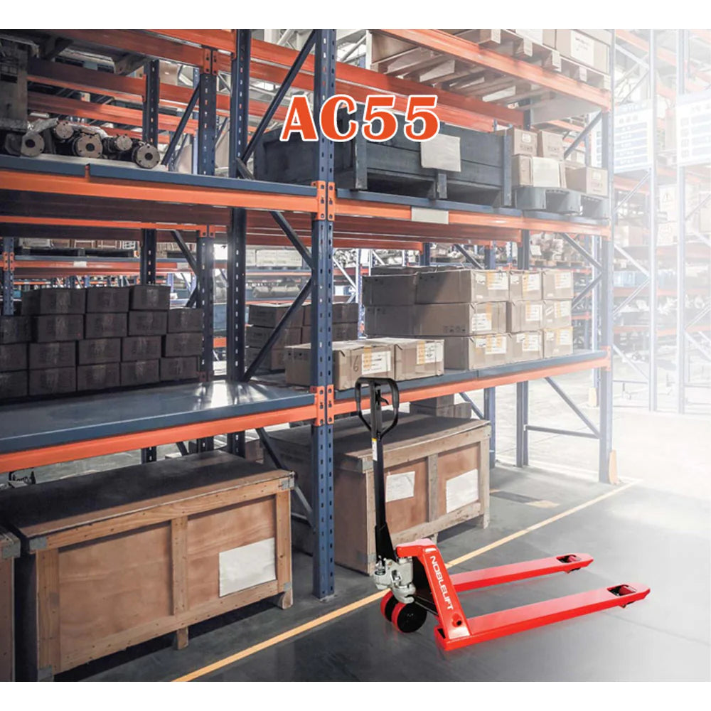 2025 Transpaleta manual Noblelift AC55 Premium – capacidad 2400 kg