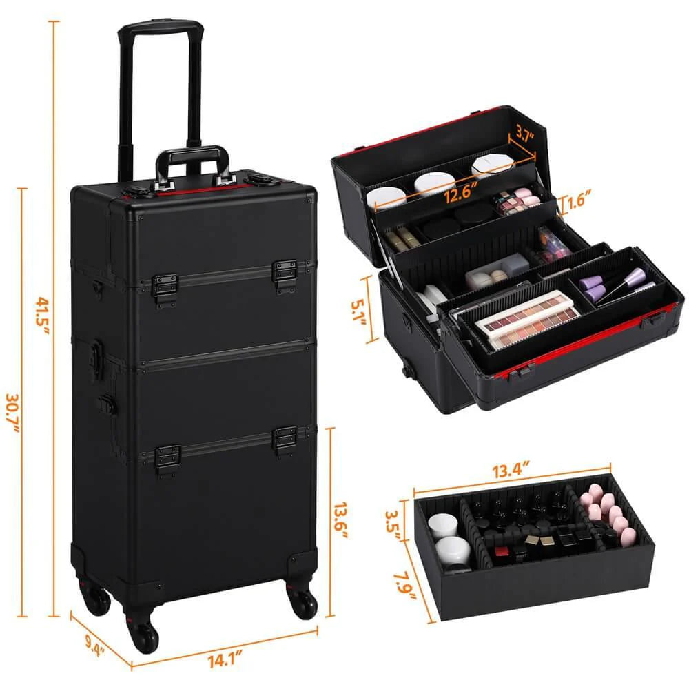 Maleta de Maquillaje Yaheetech 3 en 1