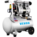 2025 Compresor de aire portátil BENTISM 25 L (6,6 galones), 1 HP, sin aceite, tanque de acero, 115 PSI, pistón plano, ultra-silencioso – para reparaciones en el hogar y inflado de neumáticos