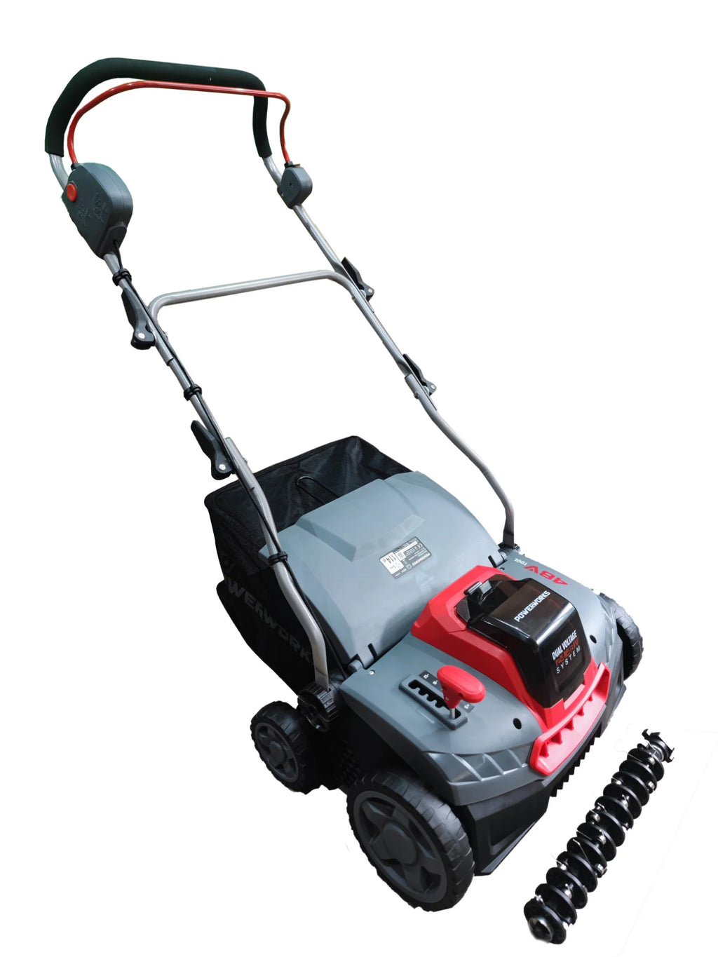 2025 Aireador / Escarificador inalámbrico Powerworks PD48SC 48V sin batería ni cargador