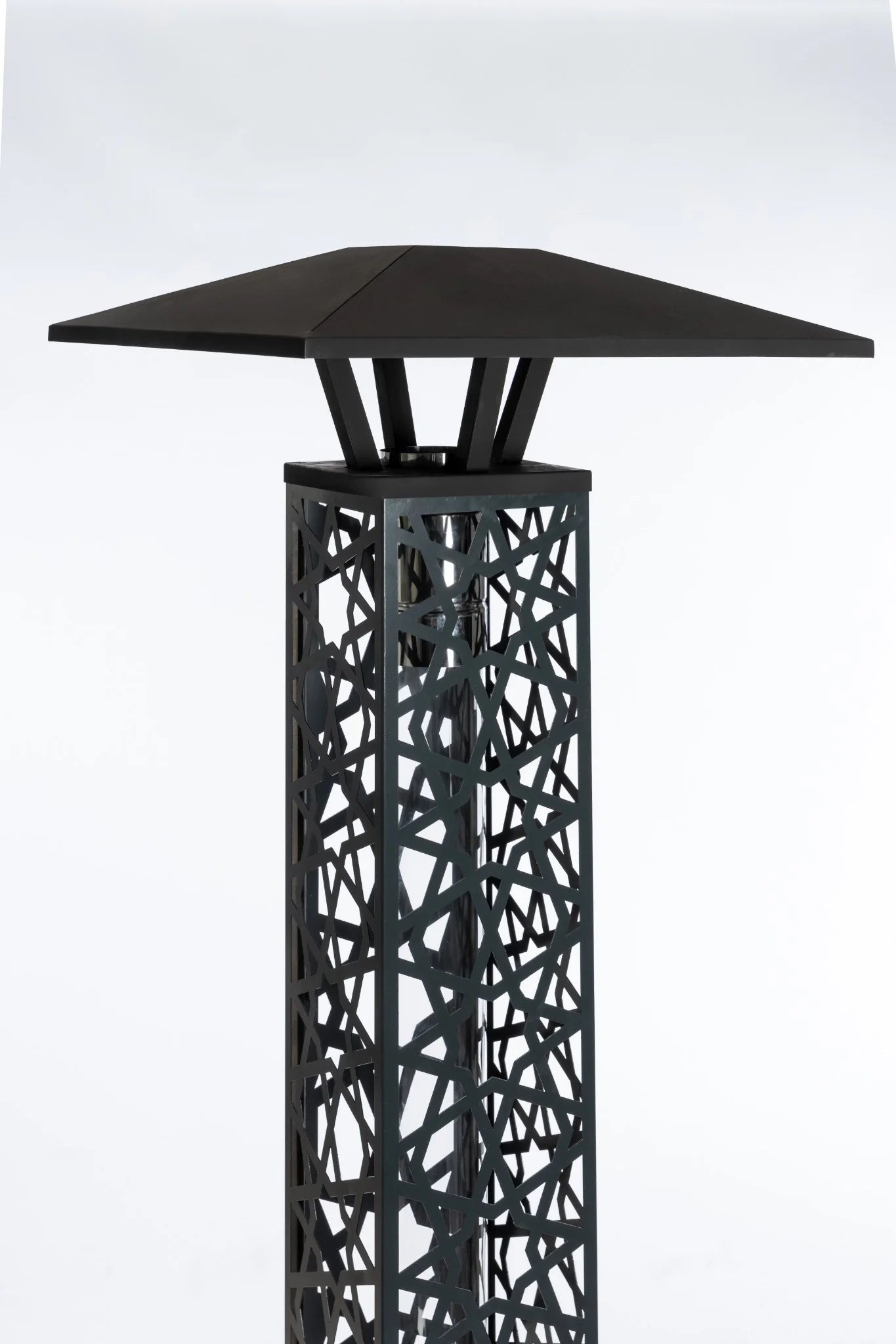 2025 Pektech Peluxe Antracita – Calefactor de pellets elegante para jardín, terraza y restauración