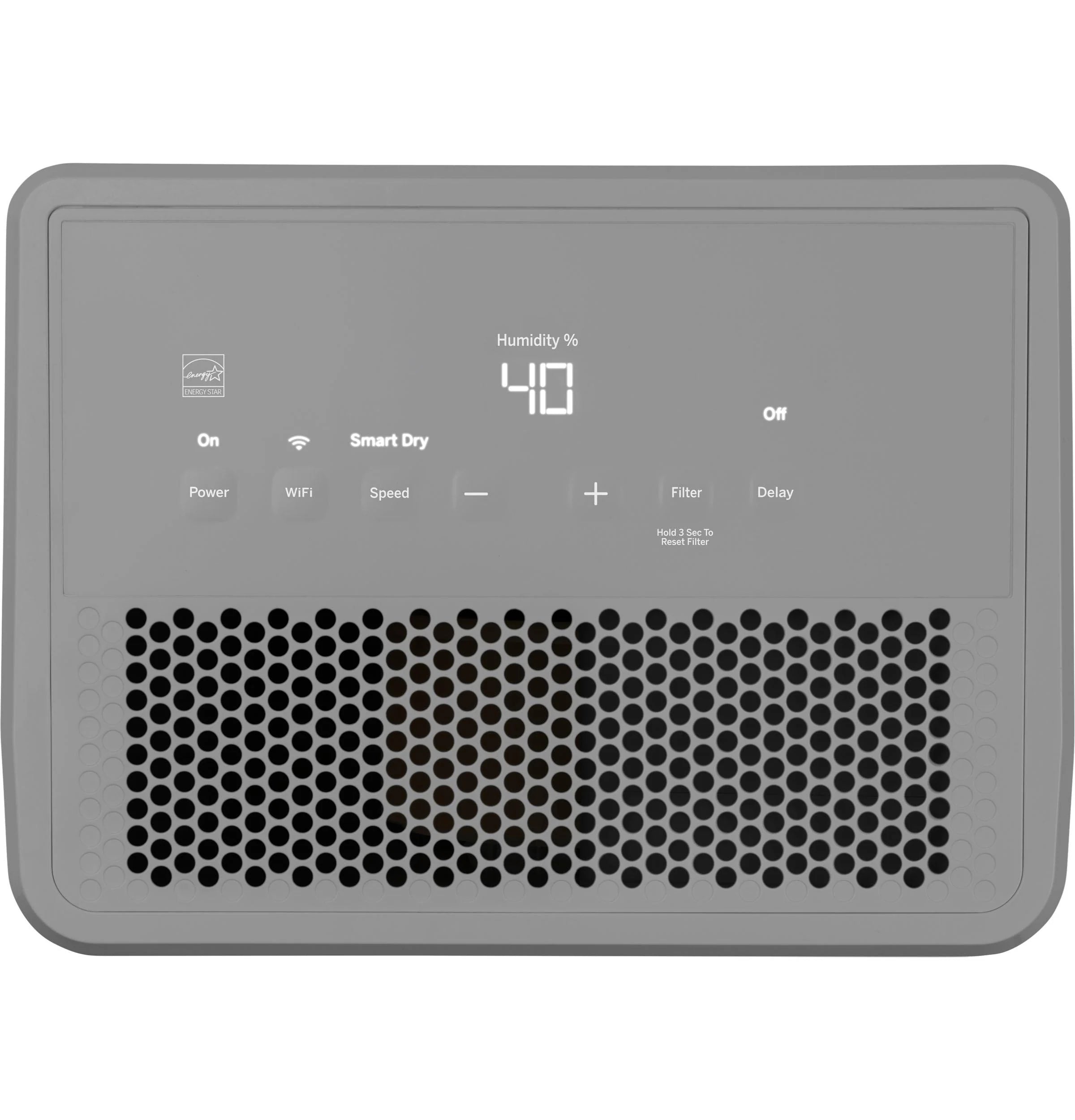 2025 GE Appliances AWHR50LB – Deshumidificador Portátil Inteligente con Smart Dry y Wi-Fi Integrado, Certificado Energy Star®