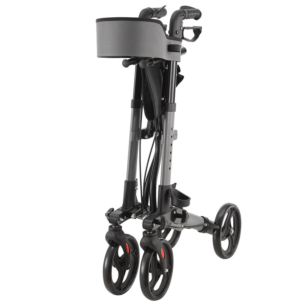 2025 Andador de aluminio Vital con asiento – Ligero, plegable y seguro