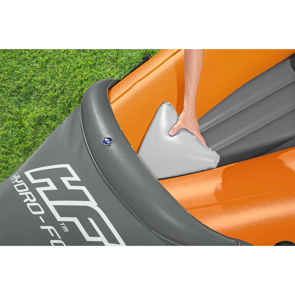 Kayak inflable Bestway Hydro Force Lite Rapid X2: kit para deportes acuáticos al aire libre